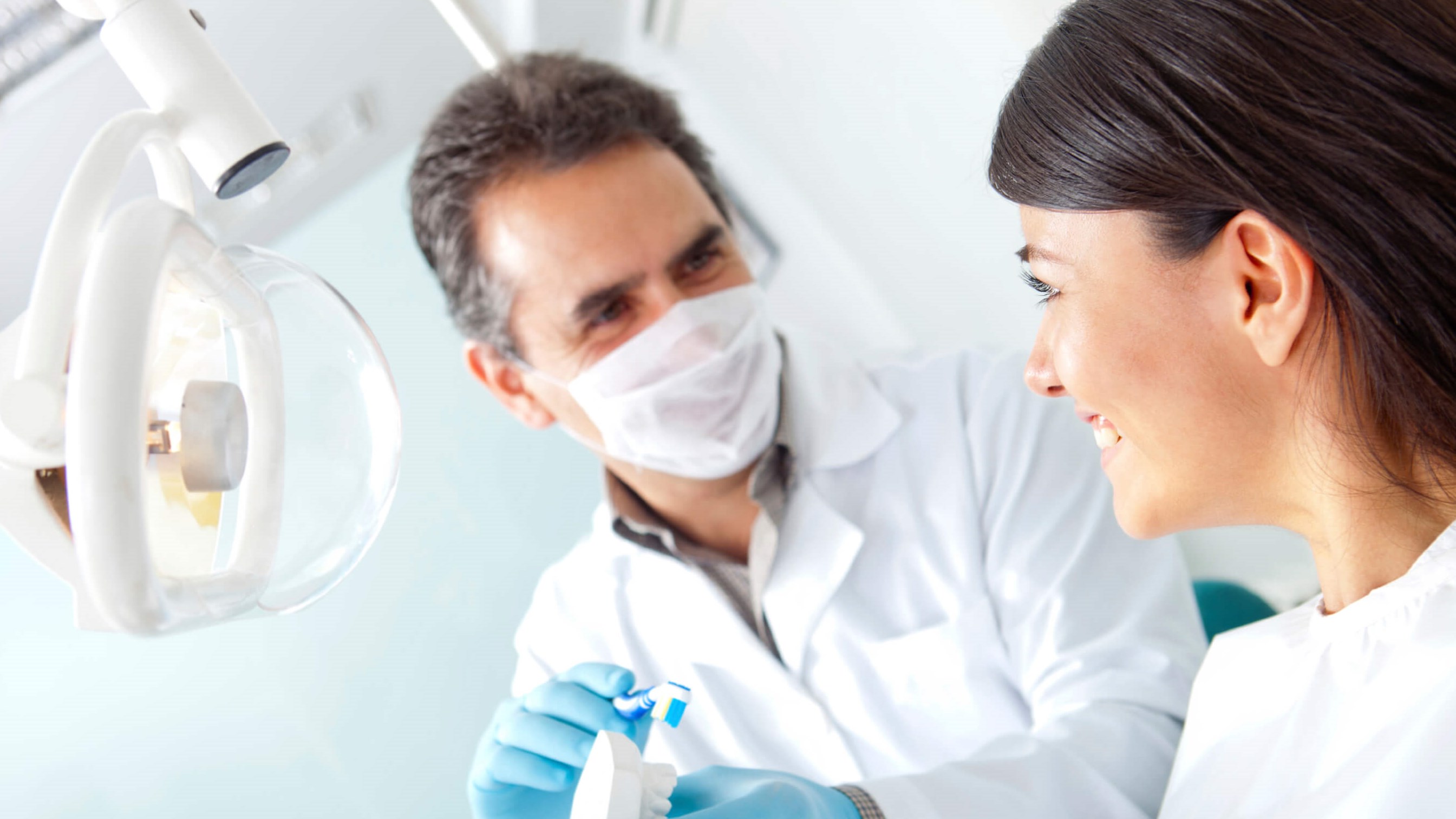 dentist with patient